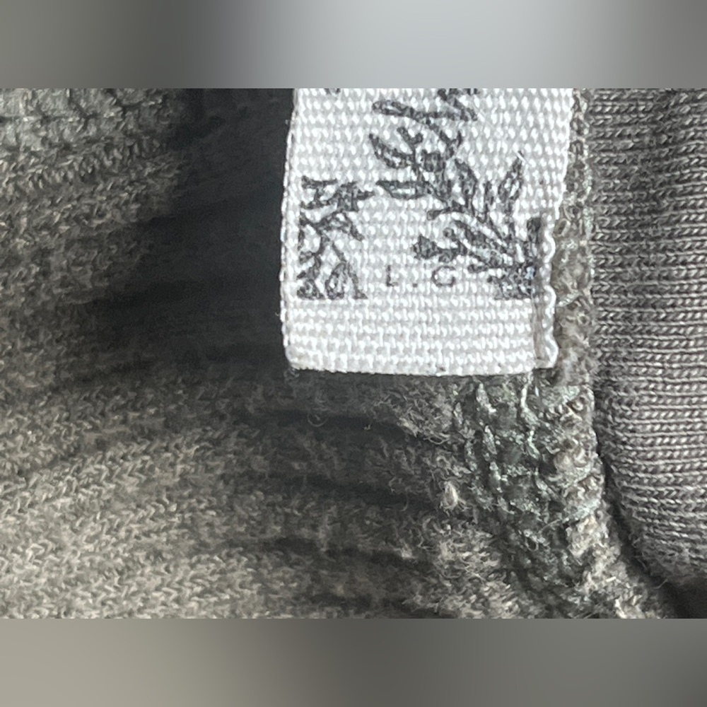 Free People Olive Ribbed Drawstring Joggers - Picture 6 of 9